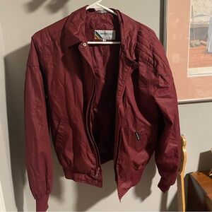 Members only bomber jacket maroon men’s medium m vintage